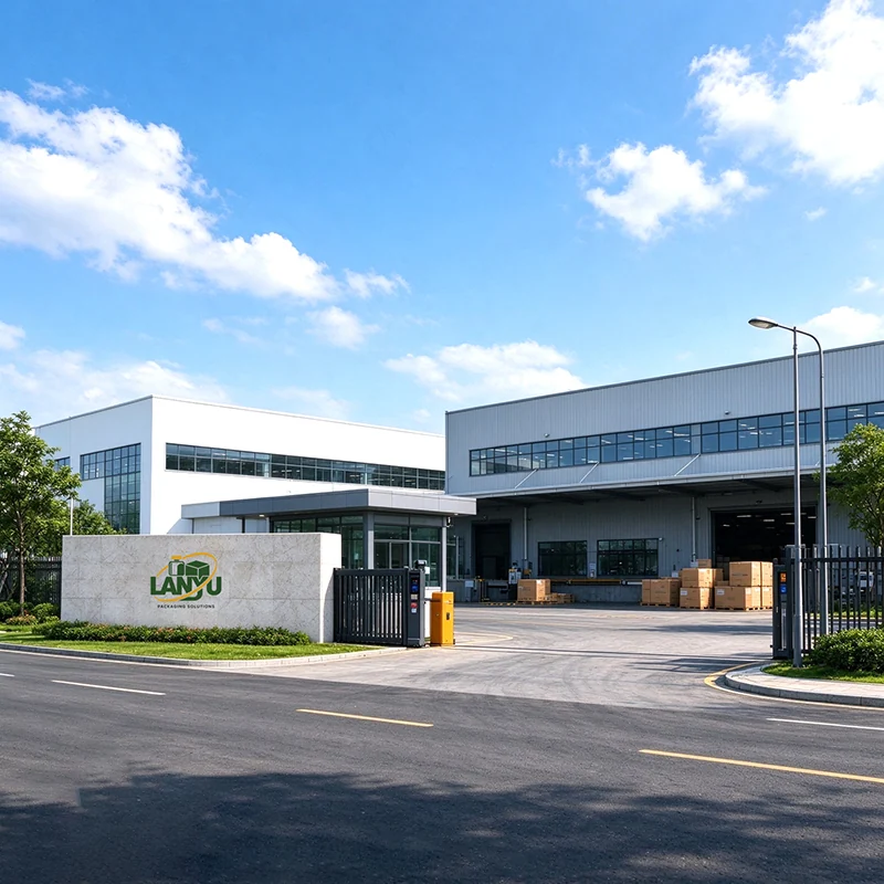LANYU Packaging factory entrance and production building